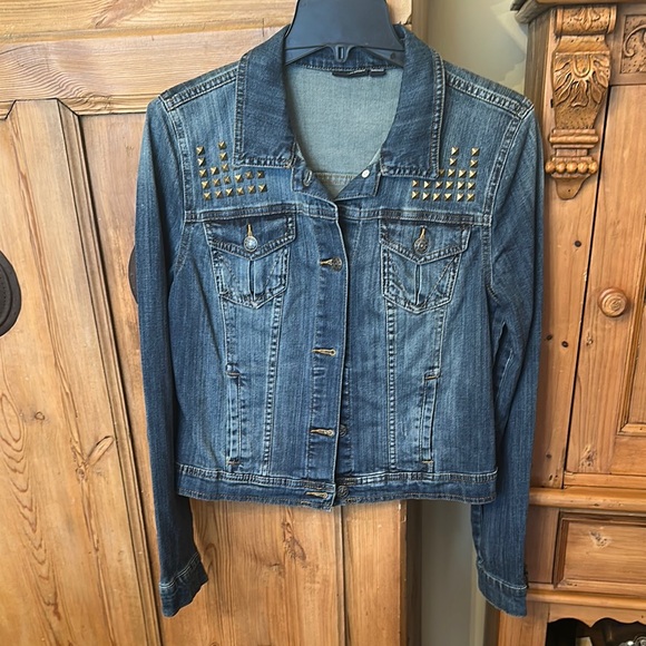 a.n.a Jackets & Blazers - Women’s a.n.a Studded Denim Jacket